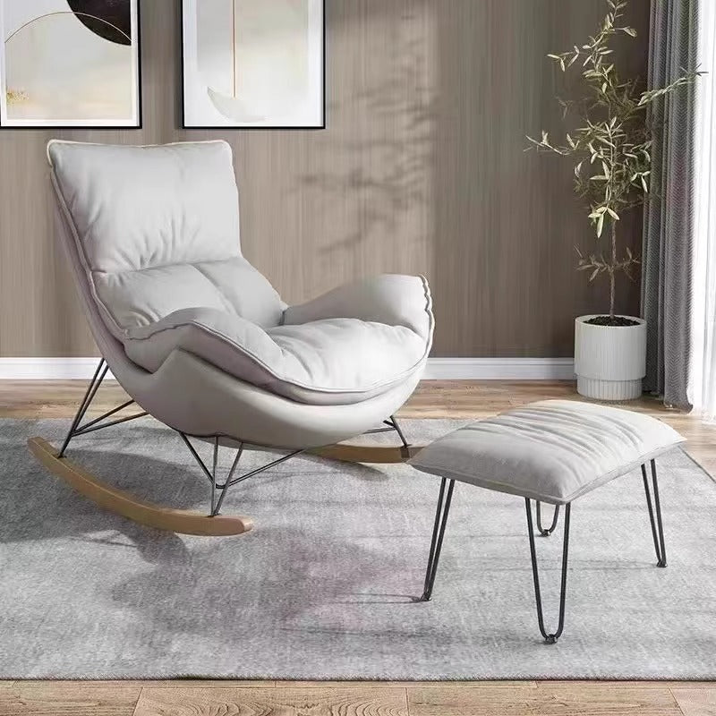 Light Gray/Iron Lounge Chair