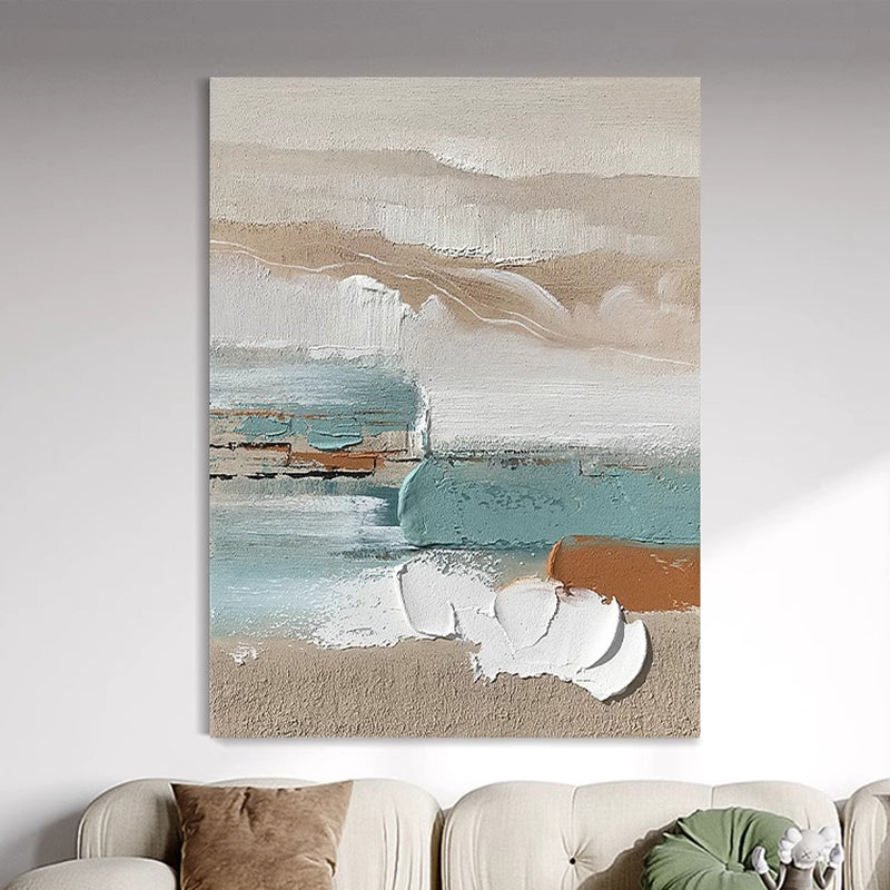 "Snowy River" Hand-painted/Oil Painting/Solid Wood Frame/60x90cm
