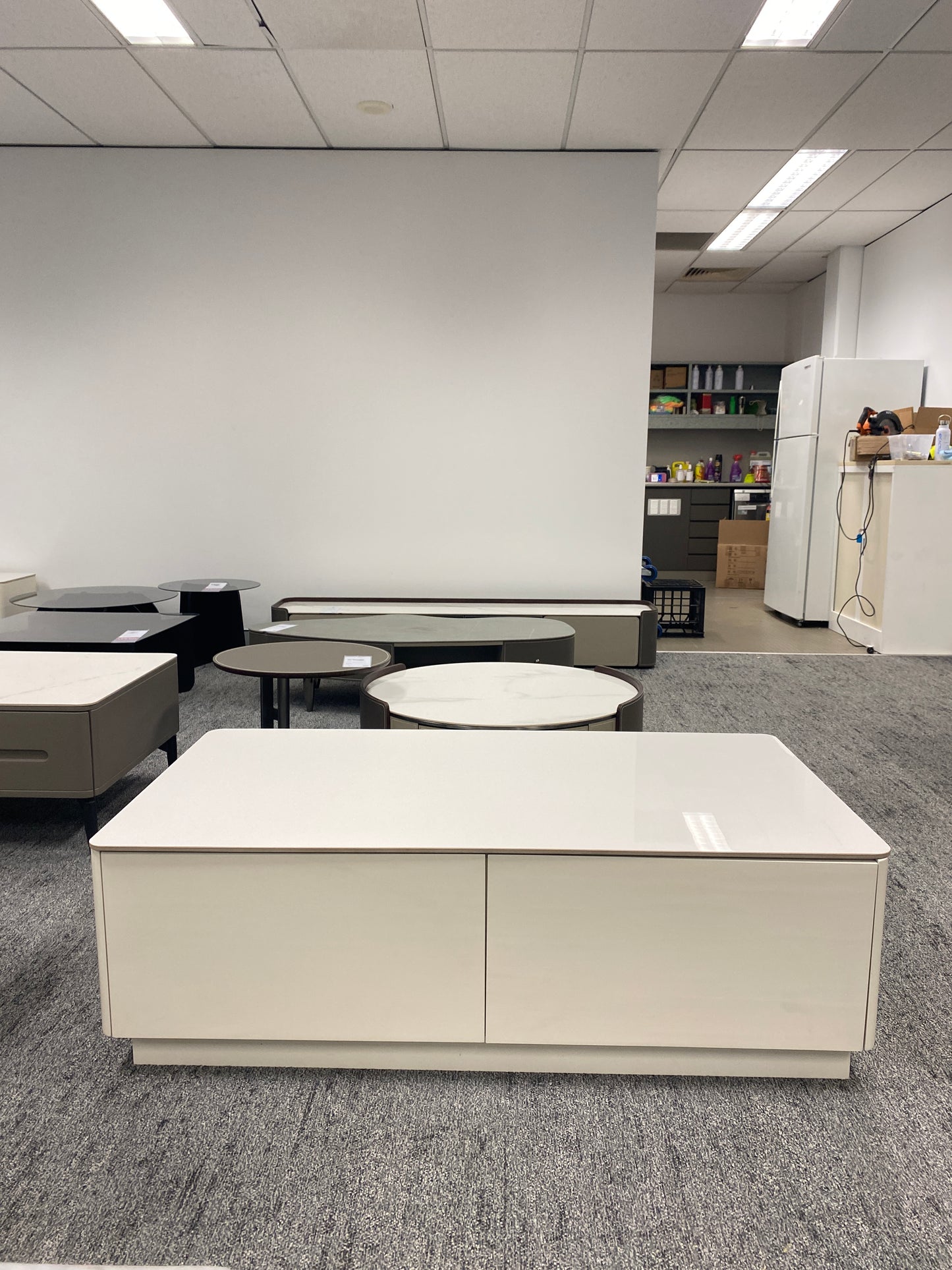 White Rock Panel/Solid Wood Cabinet/Coffee Table