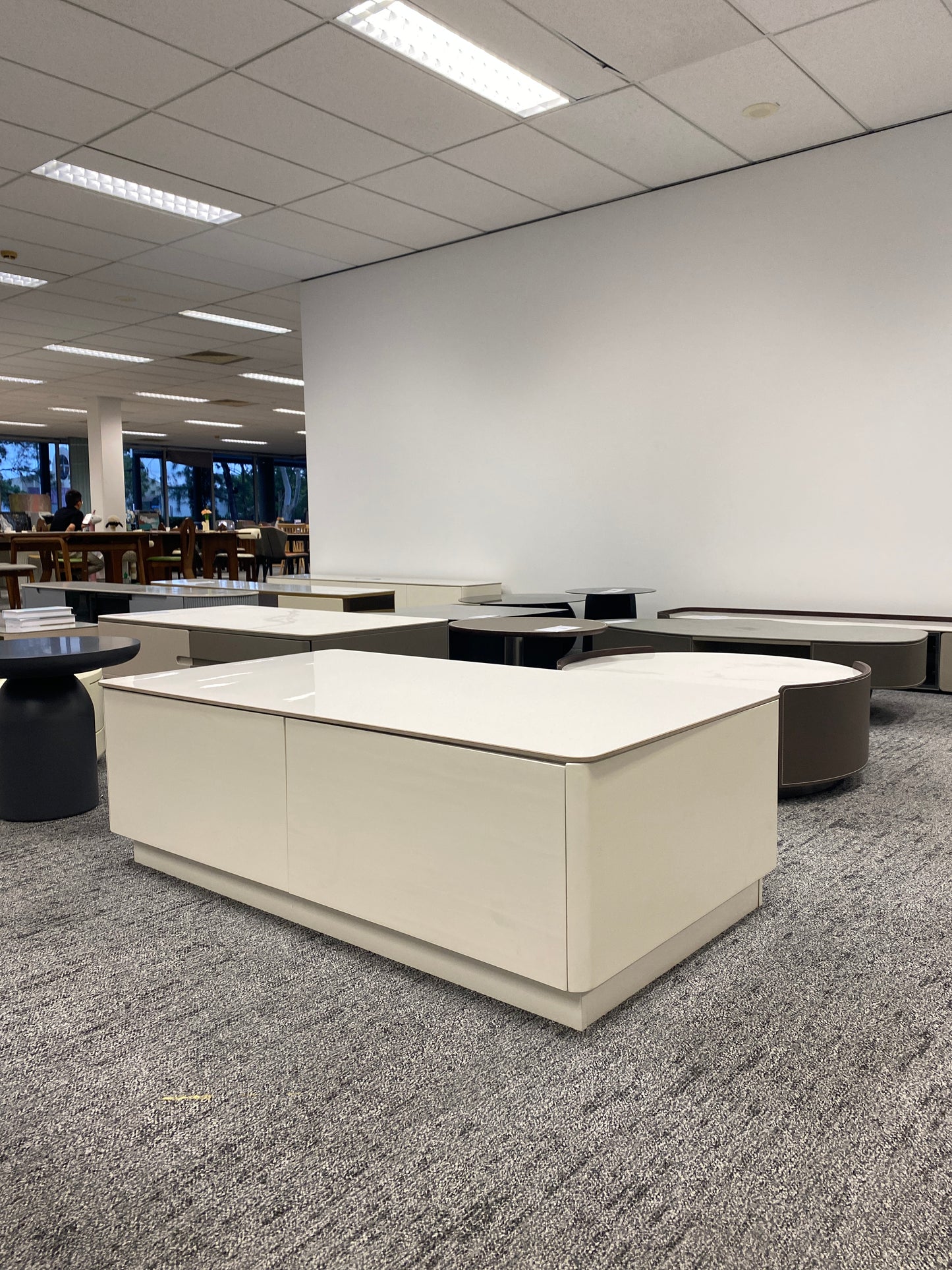 White Rock Panel/Solid Wood Cabinet/Coffee Table