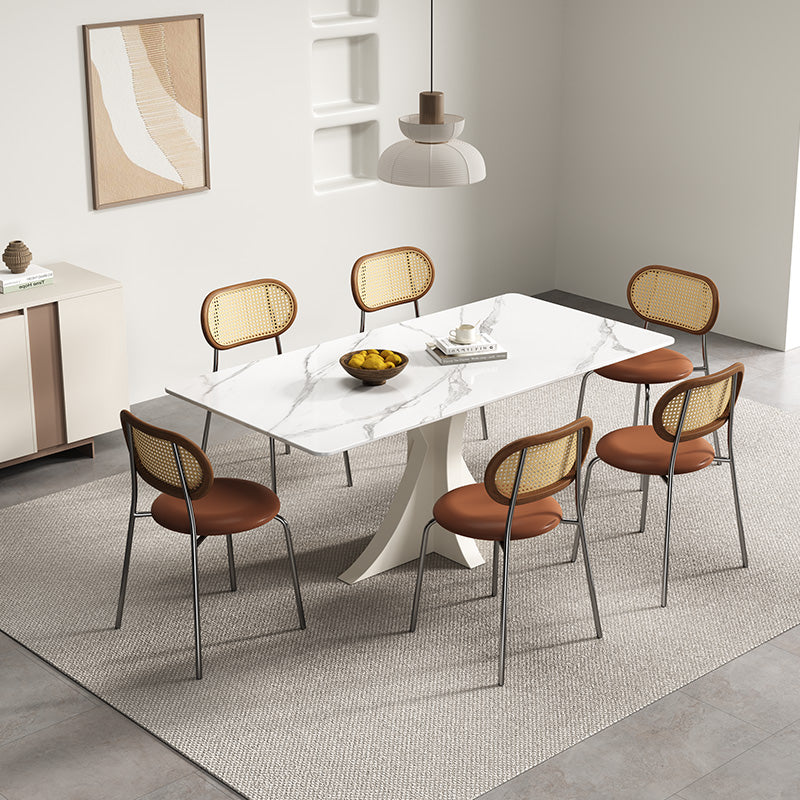 White Marble Dining Table