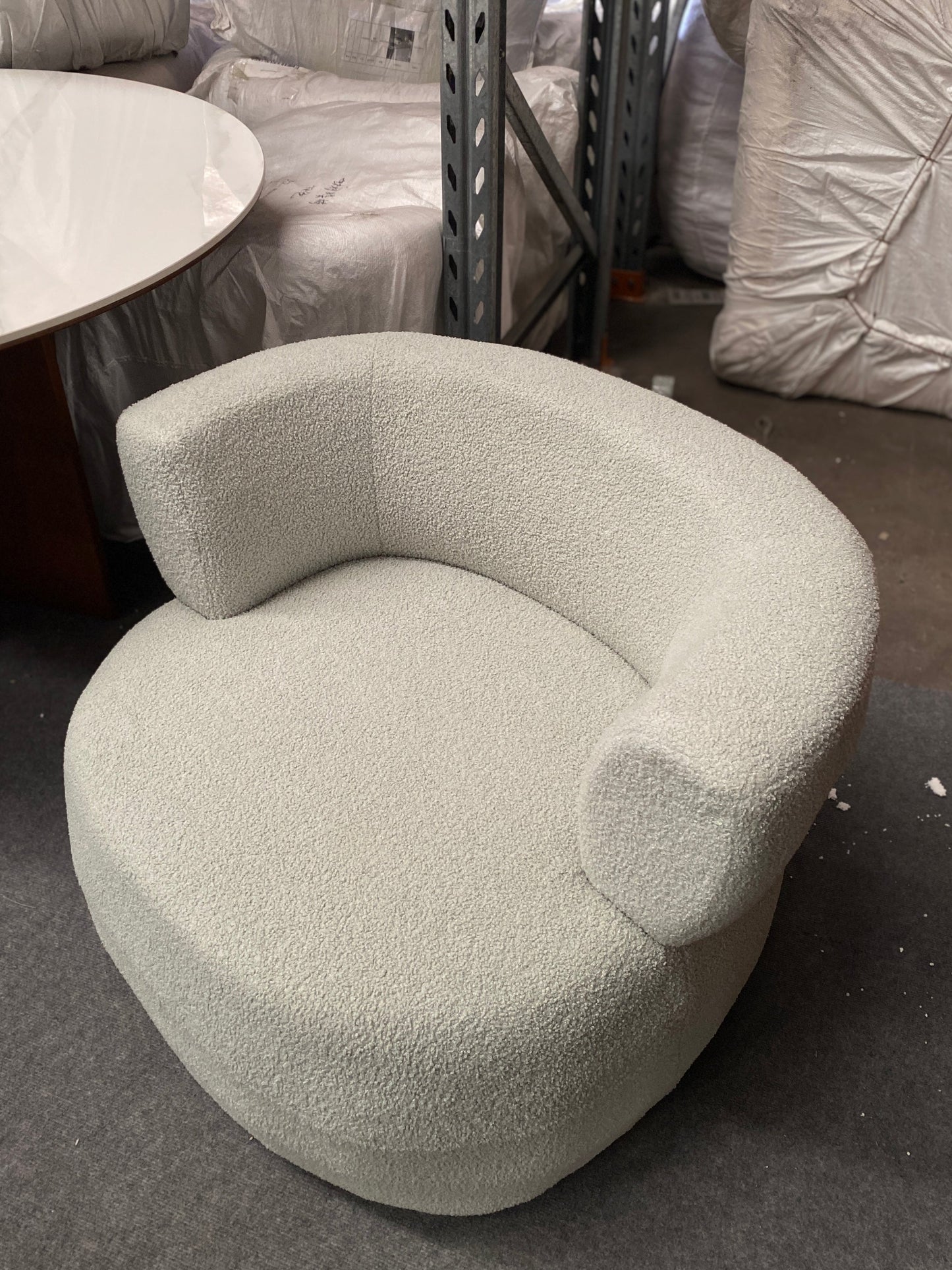 White/Green/Yellow/Pink/Grey Lamb Fleece/Casual Lounge Chair