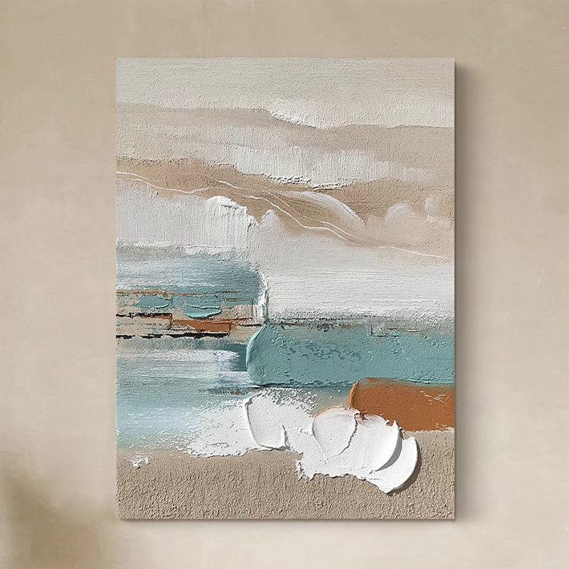 "Snowy River" Hand-painted/Oil Painting/Solid Wood Frame/60x90cm