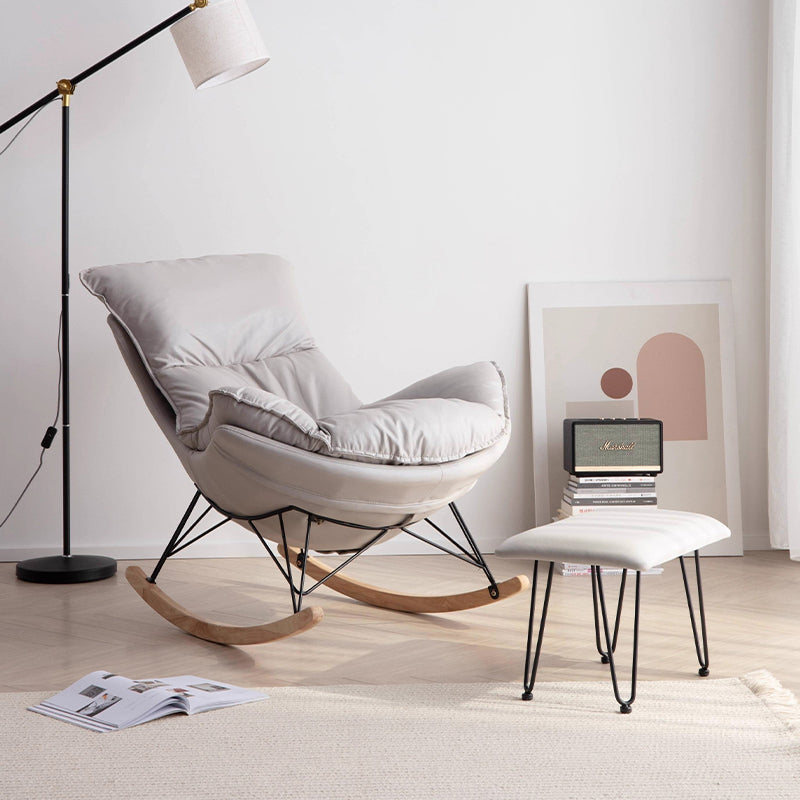 Light Gray/Iron Lounge Chair