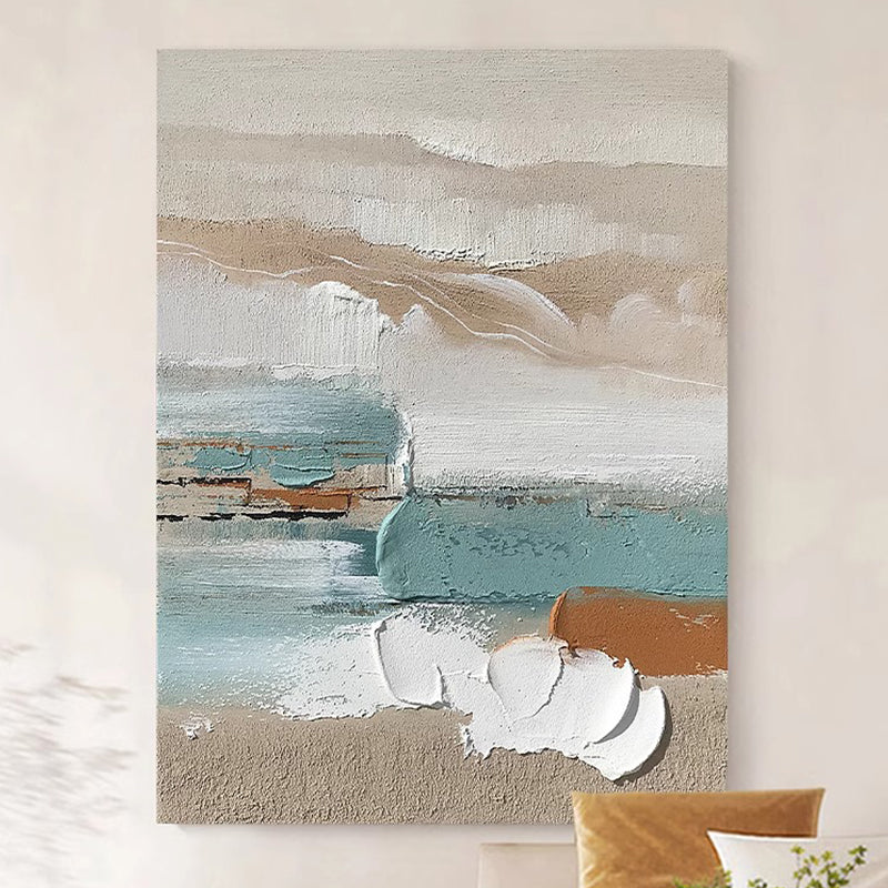 "Snowy River" Hand-painted/Oil Painting/Solid Wood Frame/60x90cm