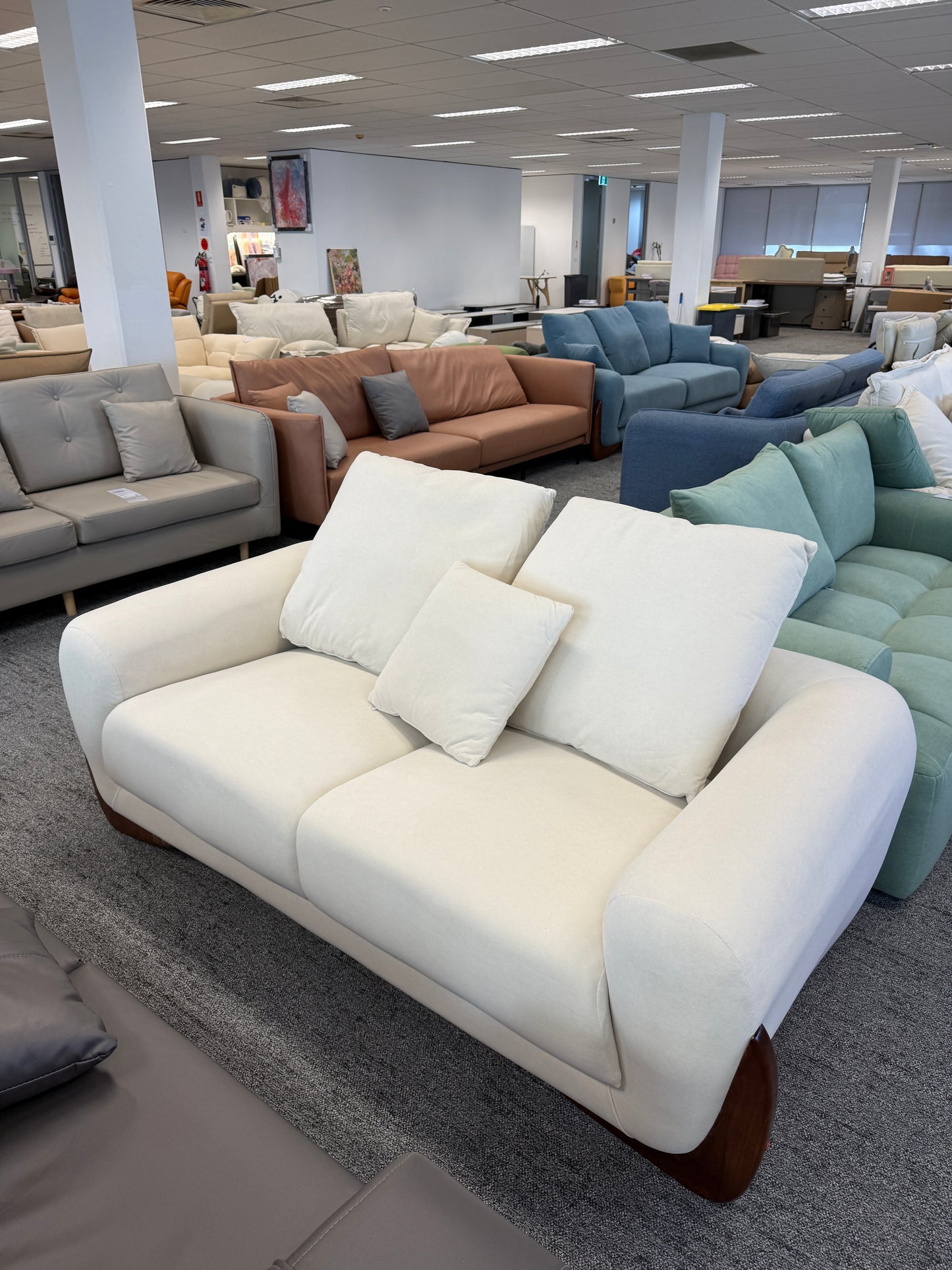 Suede Fabric Sofa Two-seater Sofa | Three-seater Sofa/180/240