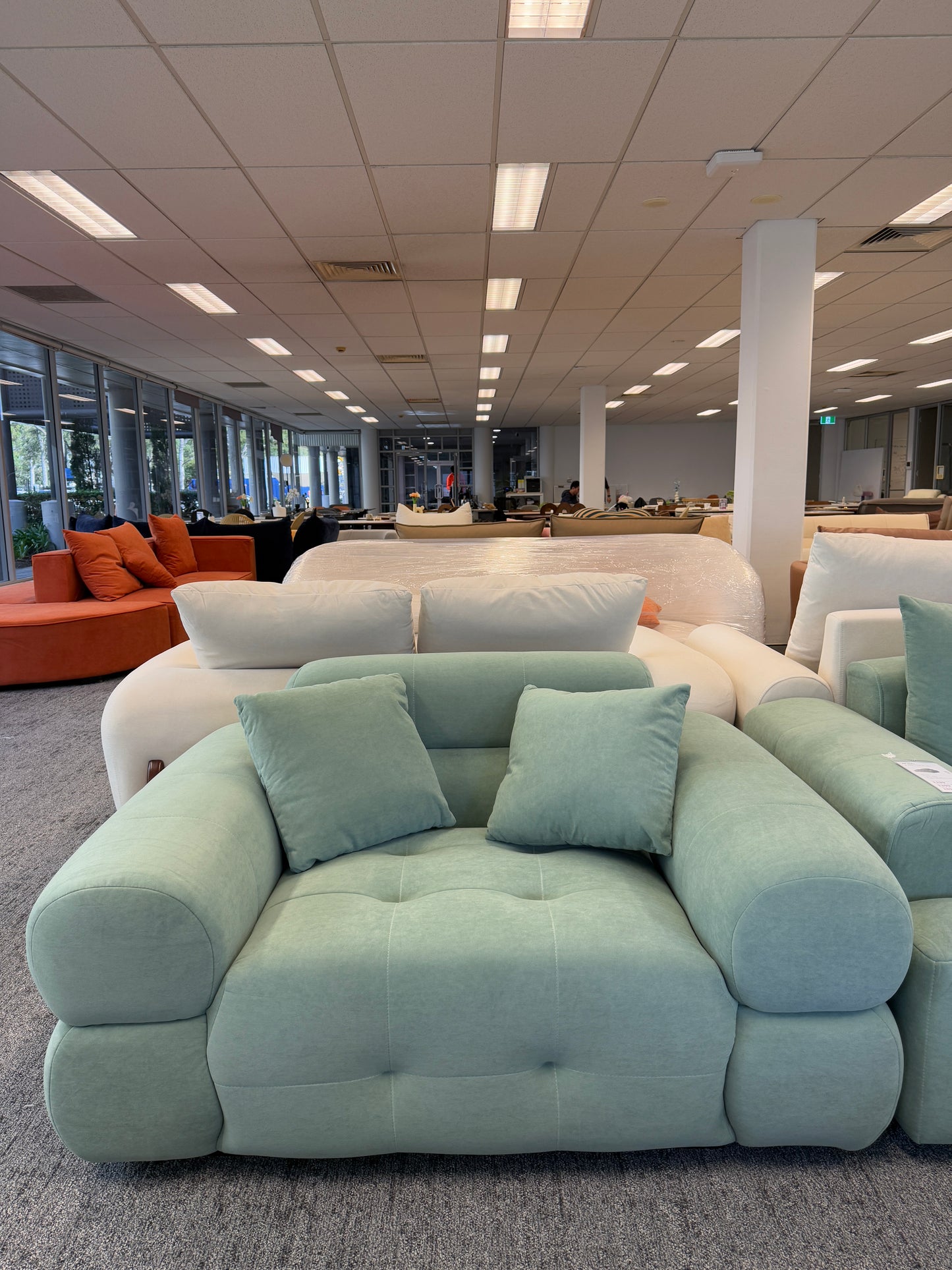 Two-seater Sofa Suede Jelly Sofa/140/180