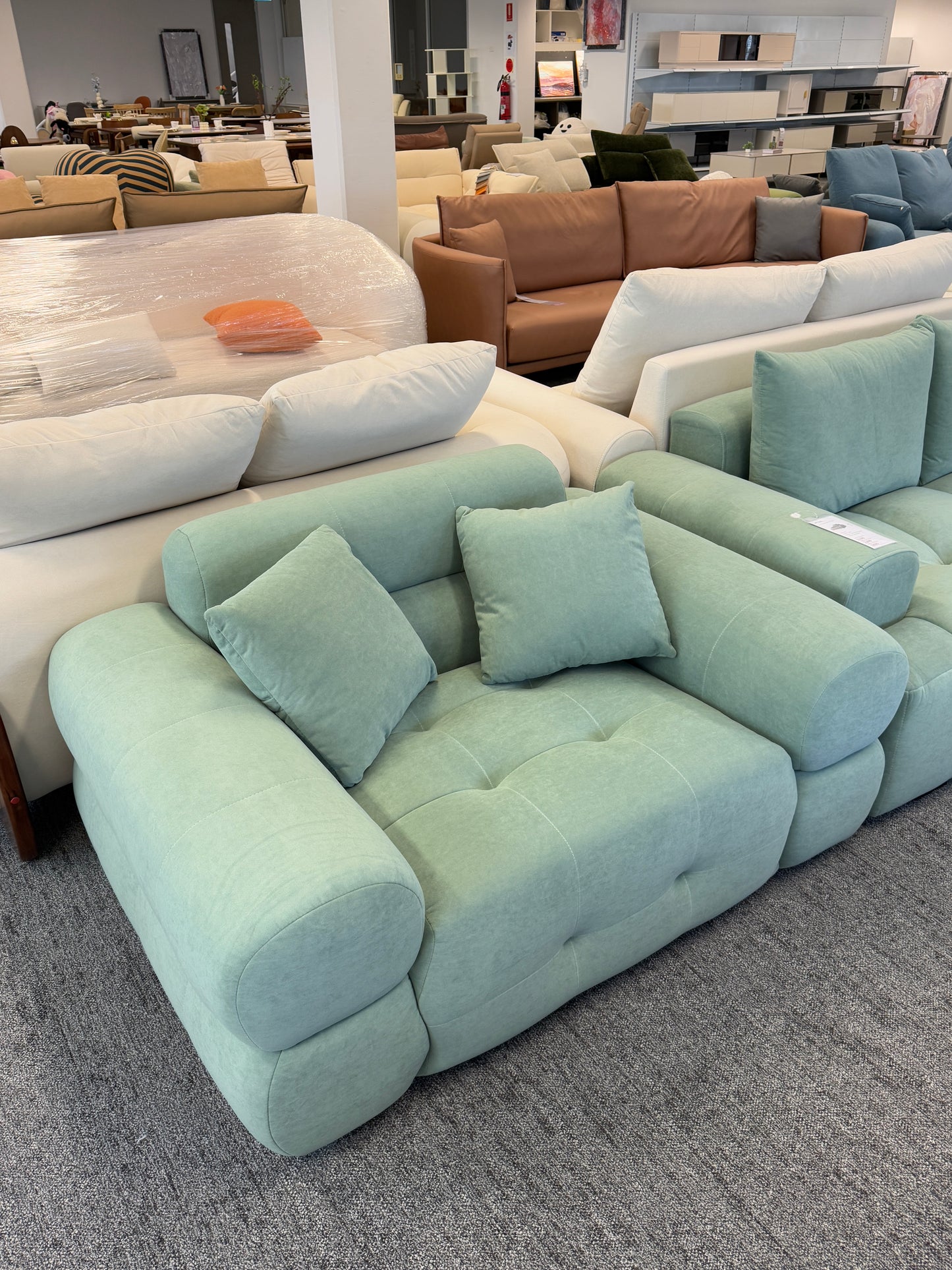 Two-seater Sofa Suede Jelly Sofa/140/180