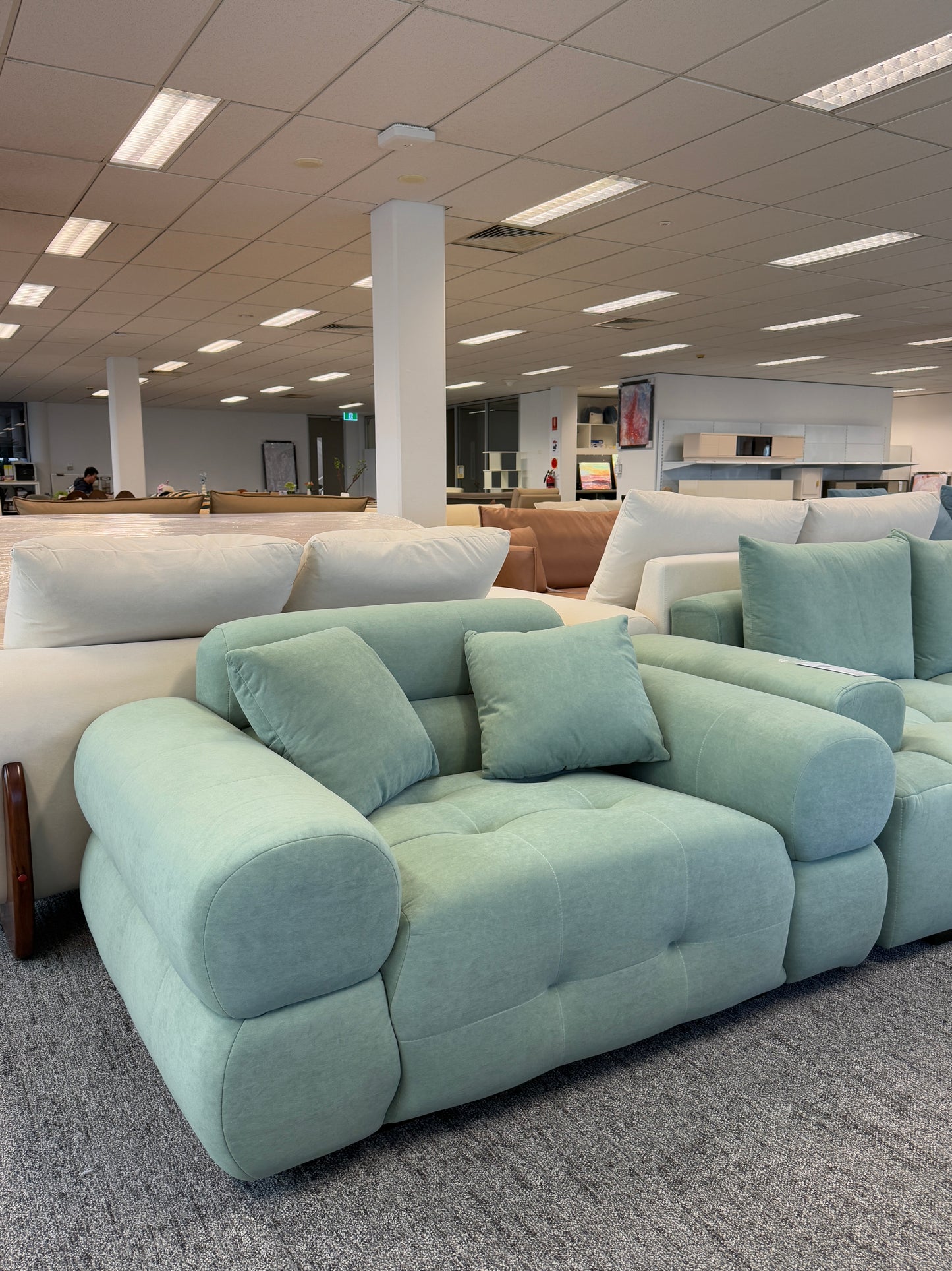 Two-seater Sofa Suede Jelly Sofa/140/180