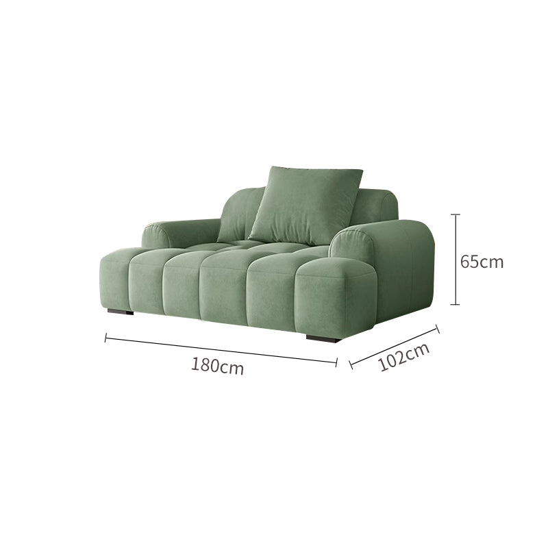 Pre Sale Suede Puff Sofa Two-seater Sofa