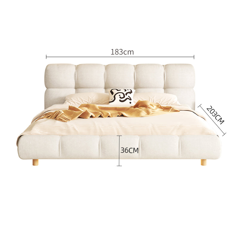 Pre-sale Rice White/Solid Wood/Bed/4-Grid/153