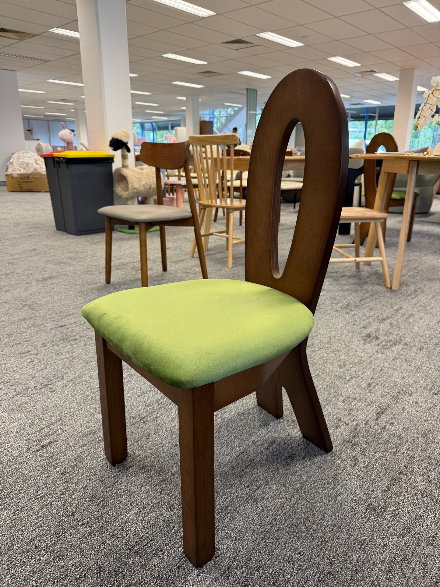Green/Velvet/Soft Package/Classical/Siren Chair