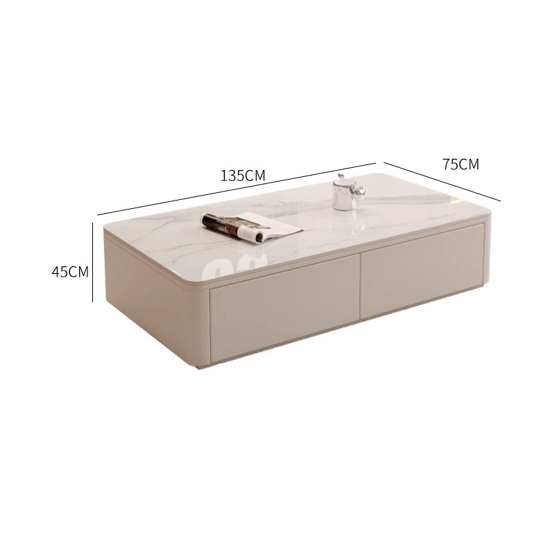 White Rock Panel/Solid Wood Cabinet/Coffee Table