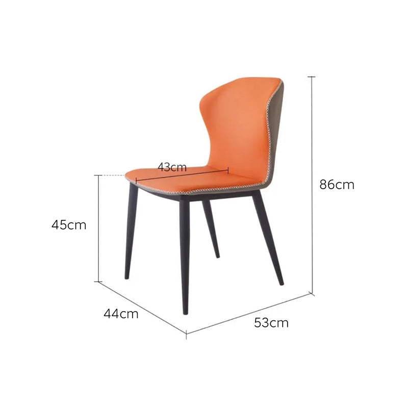 Checkered Soft Butterfly Dining Chair