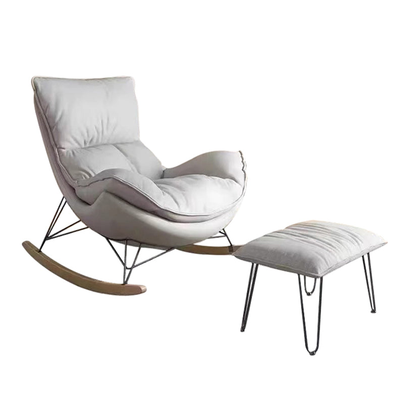 Light Gray/Iron Lounge Chair
