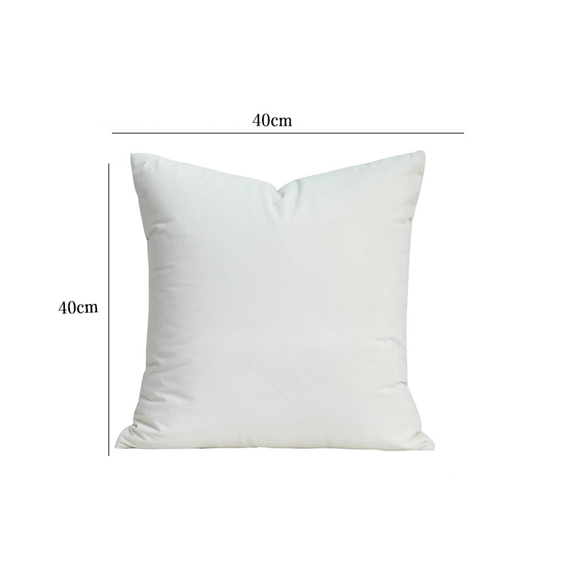 Green/White/Infant Velvet/Square Cushion