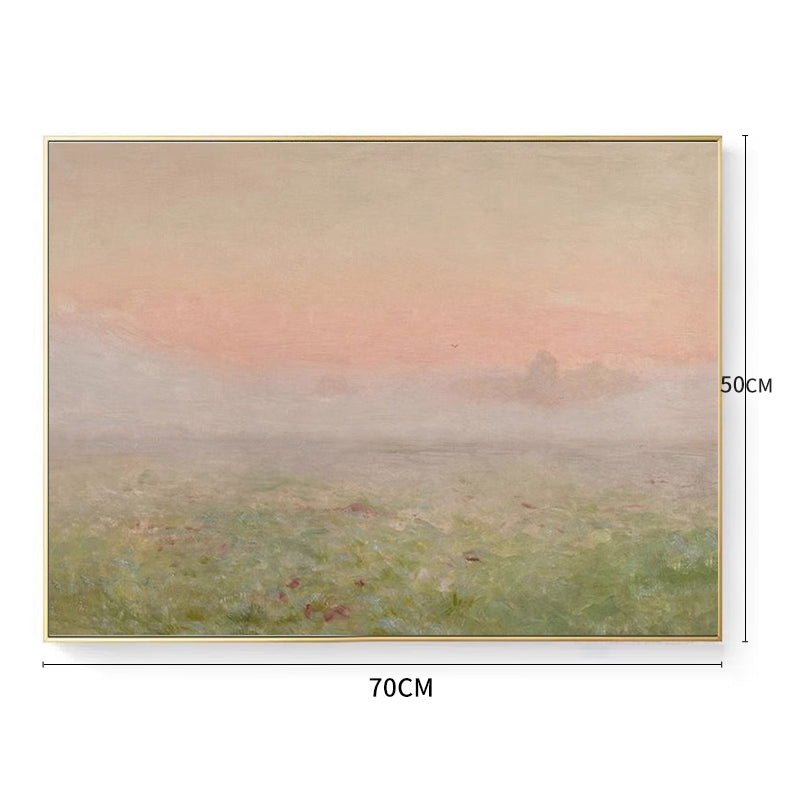 "Language of Flowers" Hand-painted/Oil Painting/Alloy Frame