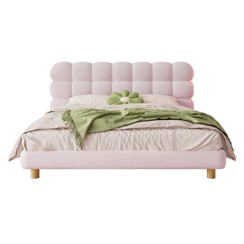 White/Pink/ Khaki/GreySolid Wood/Bed/7-Grid/153/183