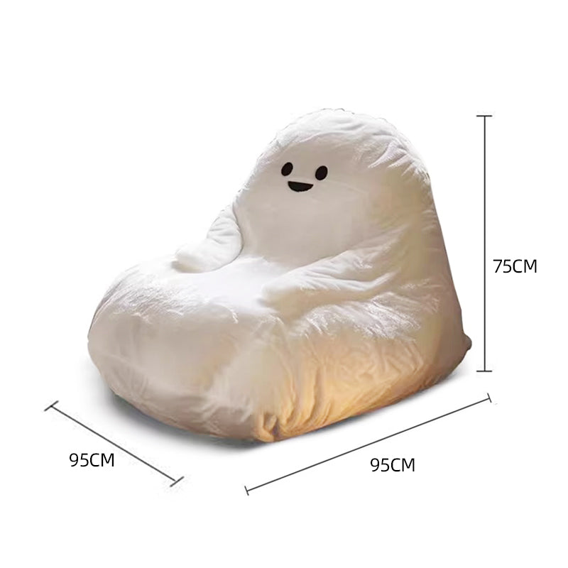 White/Ghost Lounge Chair