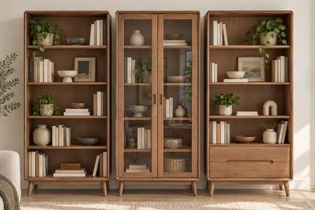 Bookcase Ideas: Styling Walnut & Timber Shelves in Australian Homes