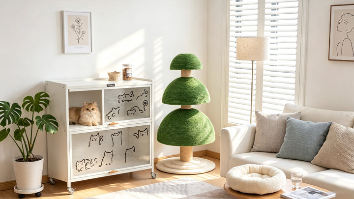Small Apartment with a Cat? Why a Multi Layer Cat Scratching Tree Can Save Both Your Sofa and Your Space