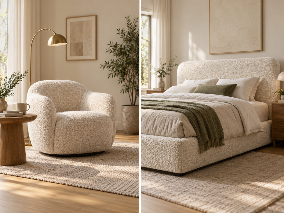 Bouclé Furniture Guide: Chairs & Bed Frames, Care & Styling