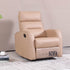 Cream Almond Manual Reclining Executive Lounge Chair