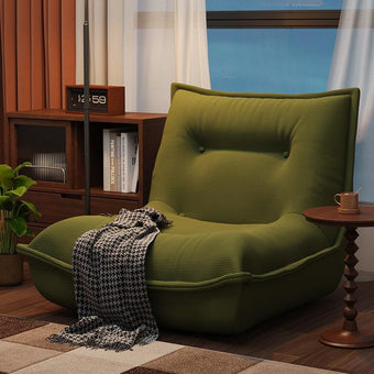 Pre Sale Green Corduroy Comfort Single Leisure Chair