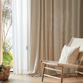 Double-Sided Cotton-Linen Curtains