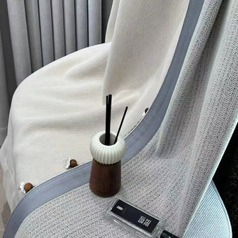 Double-Sided Chenille Jacquard Curtains