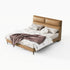 Pre Sale Leather/Brown/Soft-Covered/Solid Wood/Soft Bed/153/183