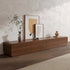 Walnut Grain TV Console with Storage Drawers