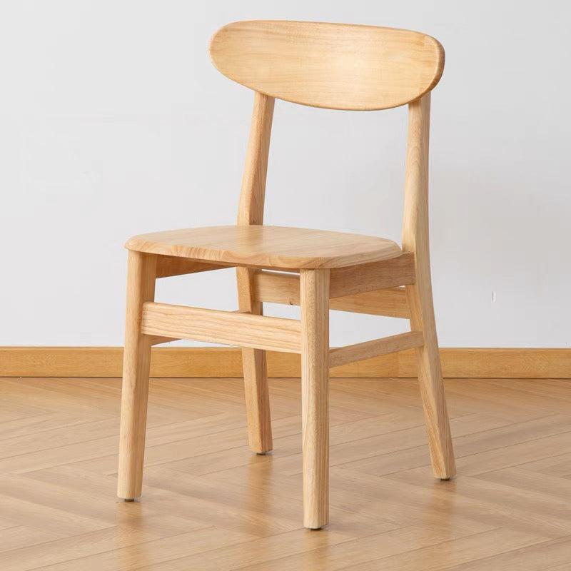 Solid Wood Dining Chair in Natural Wood Finish