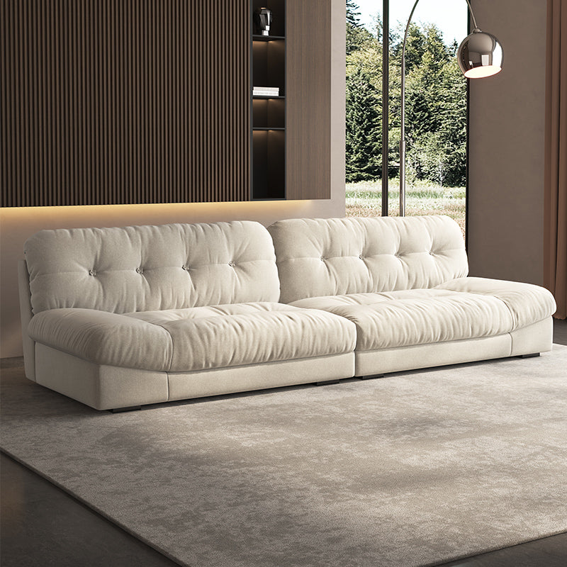 Suede Cloud Sofa Three Seat