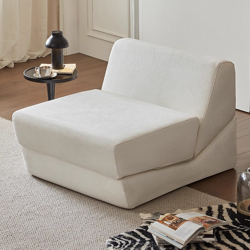 Velvet Tri-fold Modular Sofa
