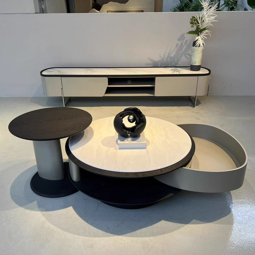 Pre Sale Nesting Coffee Table Set with Drawer