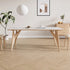 Shiny Snowy Mountain White Rock Bird Dining Table
