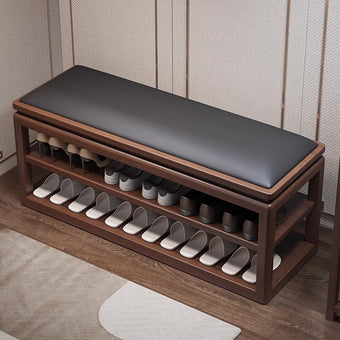 Pre Sale Walnut Solid Wood Shoe Bench