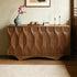 Pre Sale Solid wood sideboard in walnut finish with leaf-pattern grain