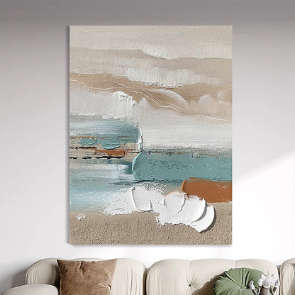 "Snowy River" Hand-painted/Oil Painting/Solid Wood Frame/60x90cm