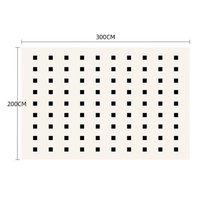 Checkerboard/Three-Proof Loop Pile/Silicone Base/Carpet