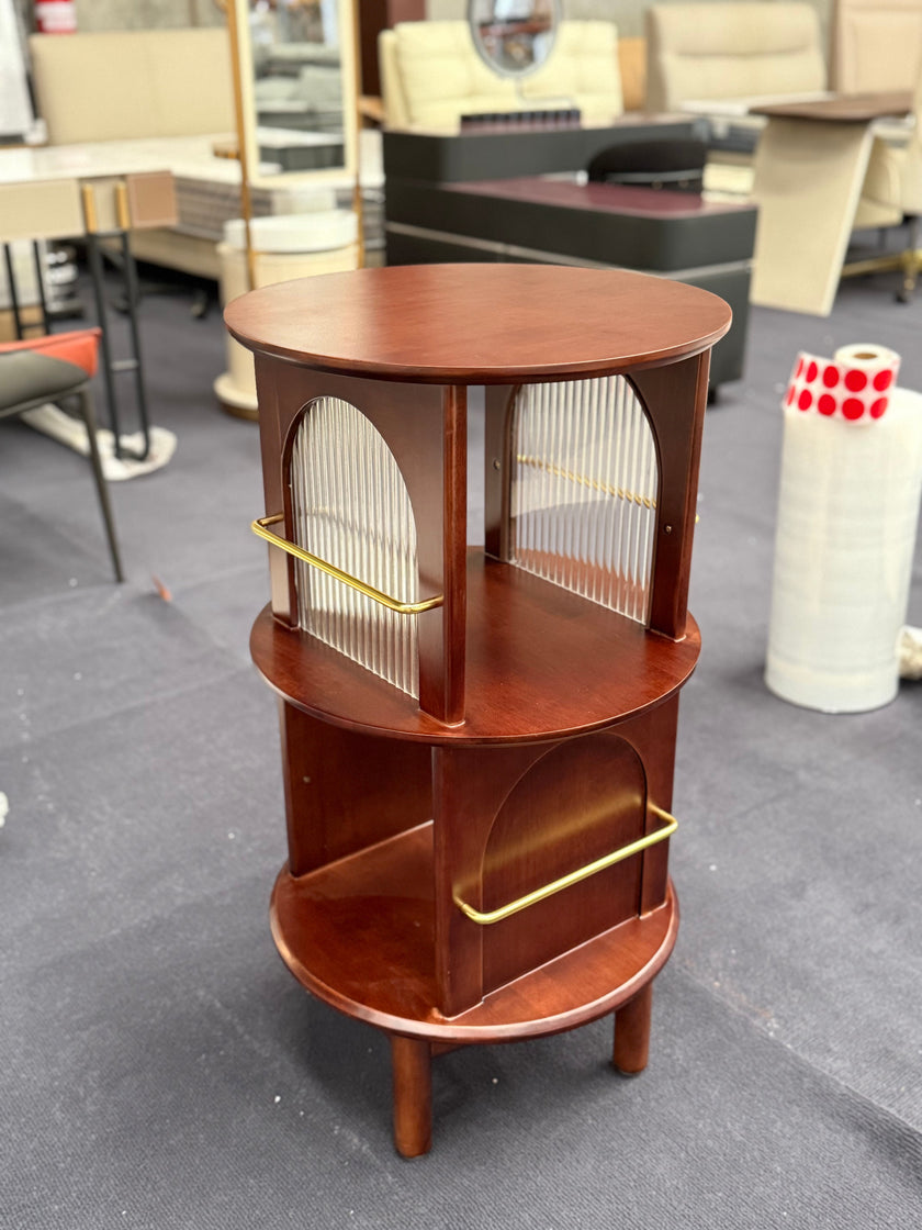 Solid Wood Revolving Cabinet