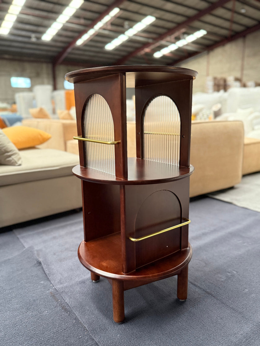 Solid Wood Revolving Cabinet