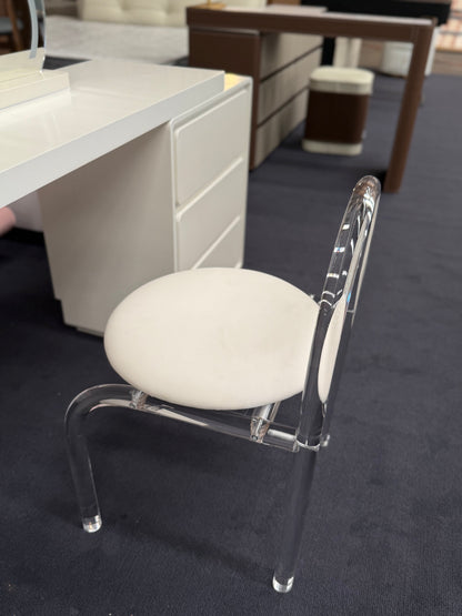 White Dressing Cabinet/Mirror/Stool Set