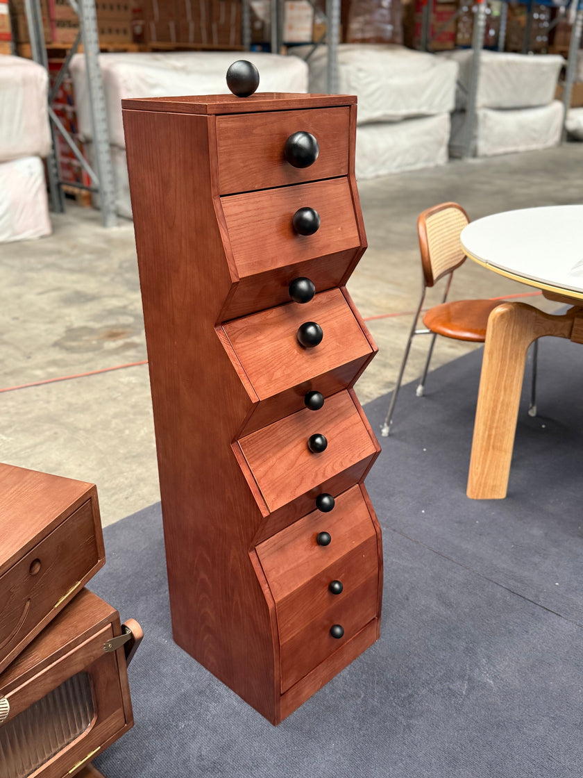 New Design Multi-Layer Drawer Solid Wood Cabinet