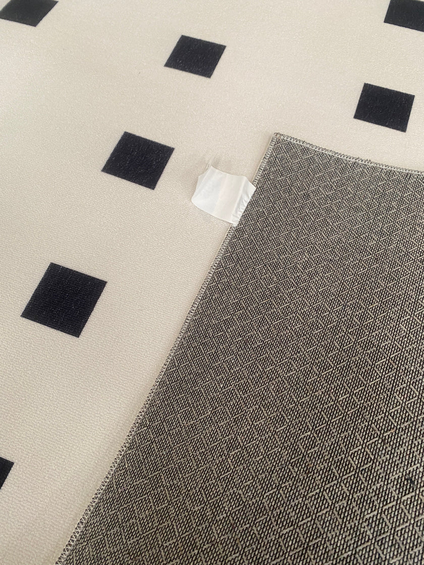 Checkerboard/Three-Proof Loop Pile/Silicone Base/Carpet