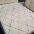 Black White/Plaid/Imitation Cashmere/Cotton Carpet