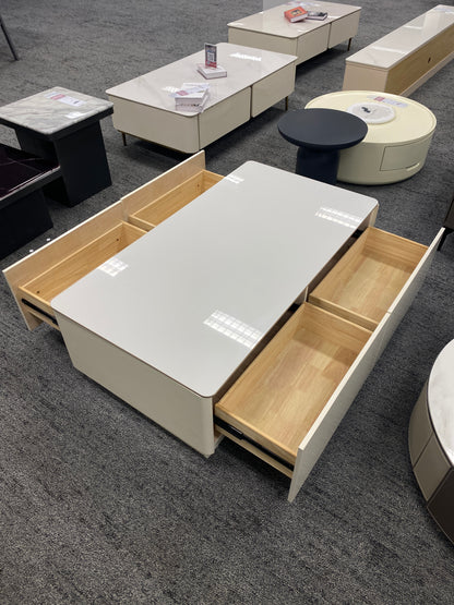 White Rock Panel/Solid Wood Cabinet/Coffee Table