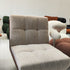 Beige Linen Daiki Armless Lounge Chair