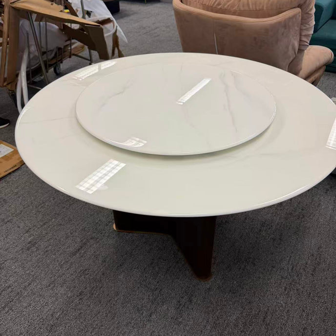 modern round dining table
